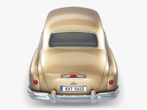 GAZ 12 ZIM 1949-1959 Simple Interior M 1 3D-Modell