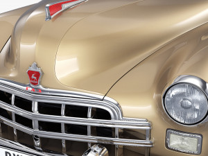 GAZ 12 ZIM 1949-1959 Simple Interior M 1 3D-Modell
