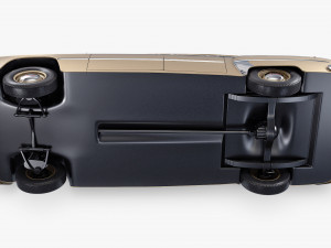 GAZ 12 ZIM 1949-1959 Simple Interior M 1 3D-Modell