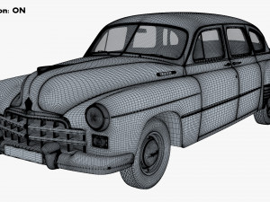GAZ 12 ZIM 1949-1959 Simple Interior M 1 3D-Modell