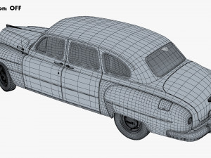 GAZ 12 ZIM 1949-1959 Simple Interior M 1 3D-Modell