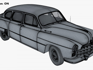 GAZ 12 ZIM 1949-1959 Simple Interior M 1 3D-Modell