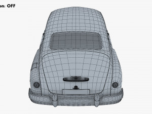 GAZ 12 ZIM 1949-1959 Simple Interior M 1 3D-Modell