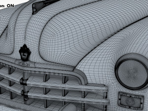 GAZ 12 ZIM 1949-1959 Simple Interior M 1 3D-Modell