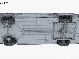 GAZ 12 ZIM 1949-1959 Simple Interior M 1 3D-Modell