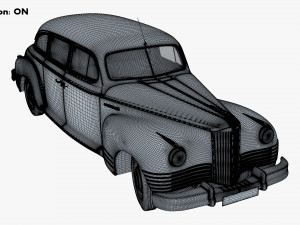 ZIS 110 1945-1961 Simple Interior M 1 3Dモデル