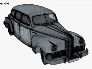 ZIS 110 1945-1961 Simple Interior M 1 3D Model