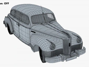 ZIS 110 1945-1961 Simple Interior M 1 3D Model