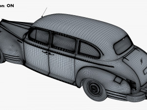 ZIS 110 1945-1961 Simple Interior M 1 3Dモデル