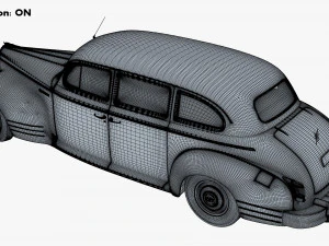 ZIS 110 1945-1961 Simple Interior M 1 3D Model