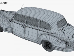 ZIS 110 1945-1961 Simple Interior M 1 3D Model