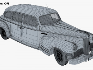 ZIS 110 1945-1961 Simple Interior M 1 3Dモデル