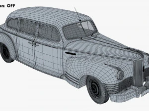 ZIS 110 1945-1961 Simple Interior M 1 3D Model