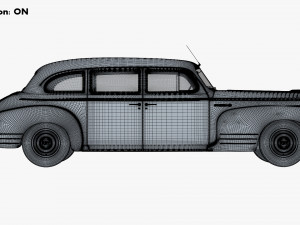ZIS 110 1945-1961 Simple Interior M 1 3Dモデル