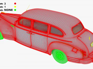 ZIS 110 1945-1961 Simple Interior M 1 3D Model
