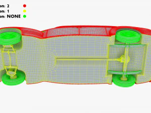 ZIS 110 1945-1961 Simple Interior M 1 3D Model