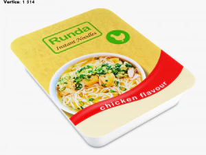 Food Packages Simple Collection volume 1 3D Model