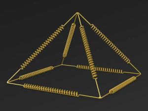 Golden Pyramid Yu Shynsye 24x24x16 M 1 3D Model