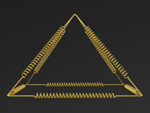 Golden Pyramid Yu Shynsye 24x24x16 M 1 3D Модель