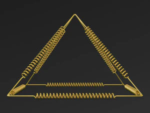 Golden Pyramid Yu Shynsye 24x24x16 M 1 3D Model
