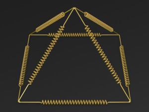 Golden Pyramid Yu Shynsye 24x24x16 M 1 3D Модель