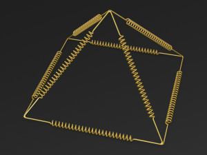 Golden Pyramid Yu Shynsye 24x24x16 M 1 3D Модель