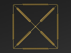 Golden Pyramid Yu Shynsye 24x24x16 M 1 3D Модель