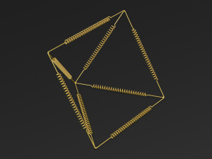 Golden Pyramid Yu Shynsye 24x24x16 M 1 3D Модель