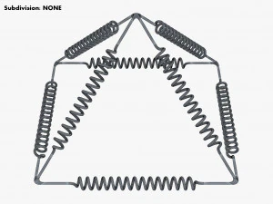 Golden Pyramid Yu Shynsye 15x15x105 M 1 3D Model