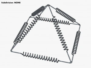 Golden Pyramid Yu Shynsye 15x15x105 M 1 3D Model