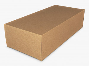 Package Cardboard Box M 7 3D-Modell