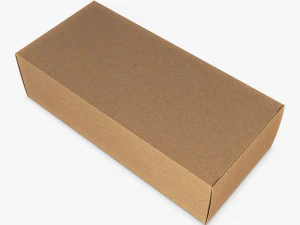 Package Cardboard Box M 7 3D Model