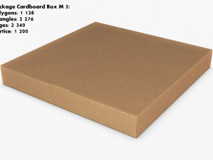 Cardboard Boxes Collection volume 1 3D Model