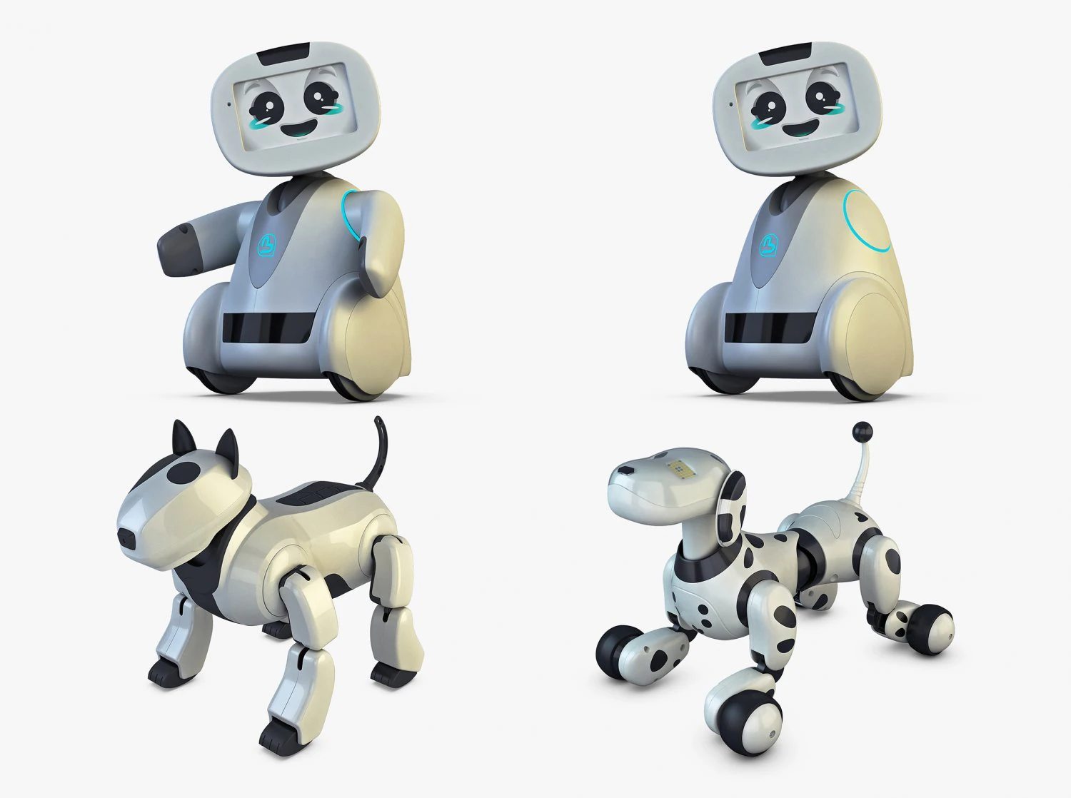 Collezione Robots Assistant volume 1 Modello 3D .c4d .max .obj .3ds .fbx .stl .blend