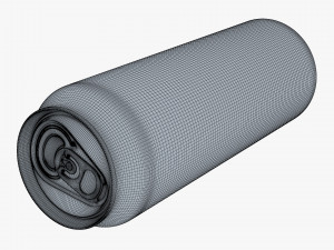 Aluminum Standard Can 568ml 1 Pinta v 1 3D Model