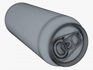 Aluminum Standard Can 568ml 1 Pinta v 1 3D Model