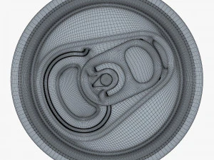 Алюминиевая стандартная банка 568 мл 1 Pinta v 2 3D Модель