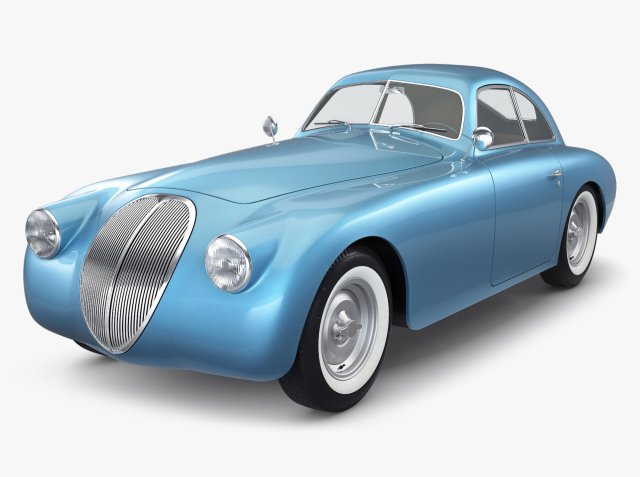 Generic Retro Sport Car M 1 3Dモデル .c4d .max .obj .3ds .fbx .stl .blend 