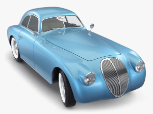 Generic Retro Sport Car M 1 3Dモデル
