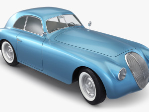 Generic Retro Sport Car M 1 3Dモデル