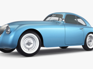 Generic Retro Sport Car M 1 3Dモデル