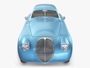 Generic Retro Sport Car M 1 3Dモデル