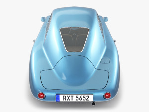 Generic Retro Sport Car M 1 3Dモデル