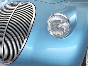Generic Retro Sport Car M 1 3Dモデル