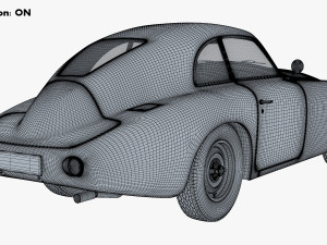 Generic Retro Sport Car M 1 3Dモデル
