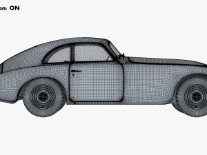 Generic Retro Sport Car M 1 3Dモデル