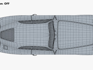 Generic Retro Sport Car M 1 3Dモデル
