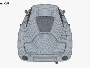 Generic Retro Sport Car M 1 3Dモデル