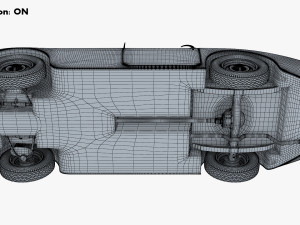 Generic Retro Sport Car M 1 3Dモデル