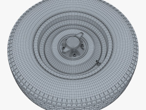 Retro Car Wheel M 1 Modèle 3D